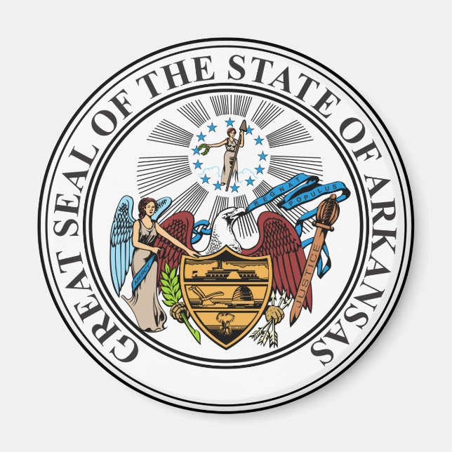 Arkansas Seal Magnet (Framsidan)