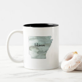 Arkansas State Illustration Två-Tonad Mugg