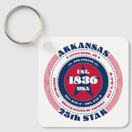 Arkansas State Keychain Nyckelring