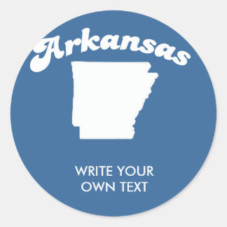 ARKANSAS STATE MOTTO T-SHIRT T-shirt Runt Klistermärke