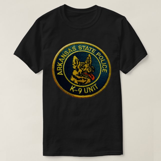 Arkansas State Police K9 T Shirt (Design framsida)