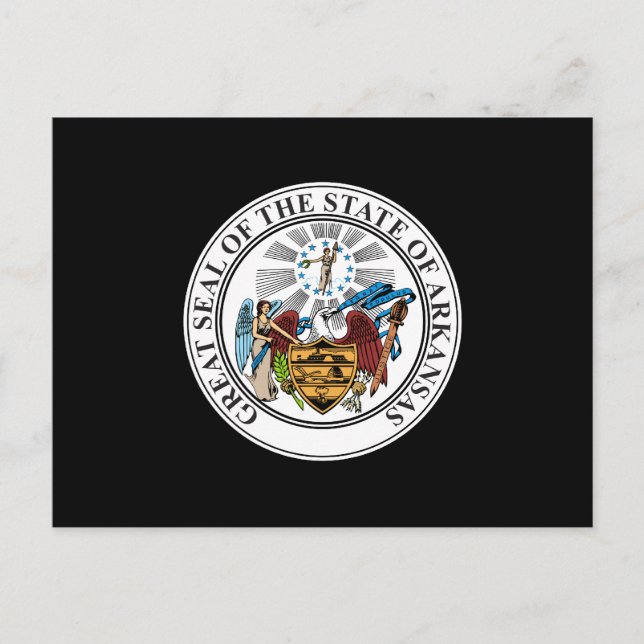 Arkansas State Seal Vykort (Framsida)