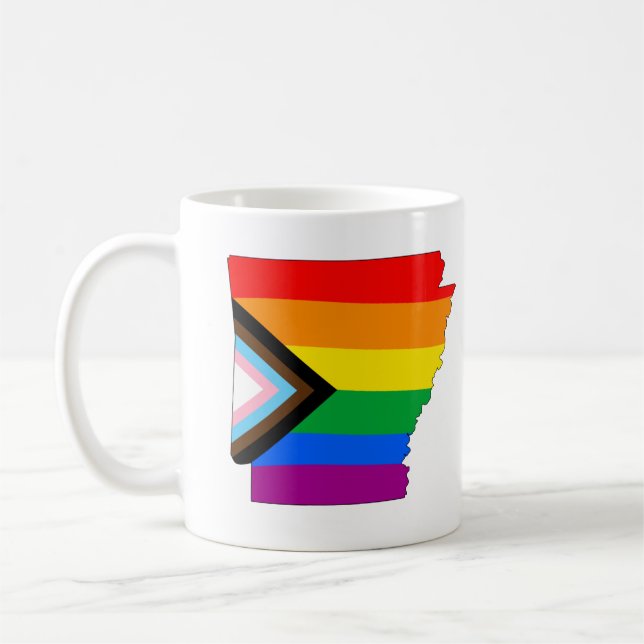 Arkansas State stolthet HBTQ Progress stolthet Kaffemugg (Vänster)
