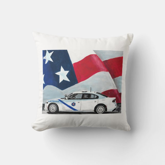Arkansas State Trooper-kudde Kudde (Framsida)