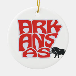 Arkansas-staten Julgran Ornament