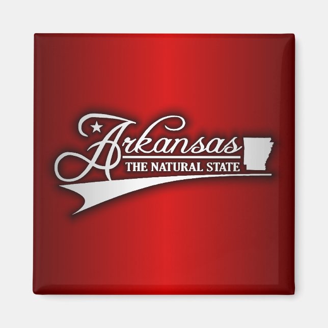 Arkansas-staten Mine Magnet (Framsidan)