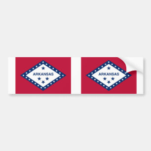 Arkansas Statlig flagga Bildekal
