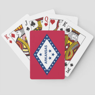 Arkansas Statlig flagga Casinokort