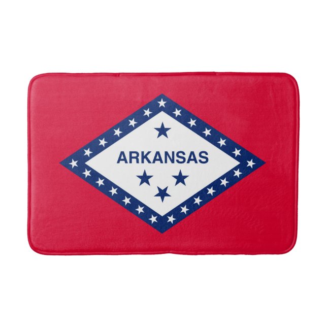Arkansas Statlig flagga Design Badrumsmatta (Framsidan)