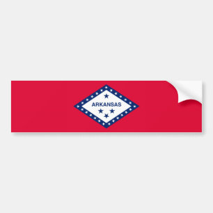 Arkansas Statlig flagga Design Bildekal