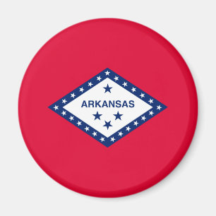 Arkansas Statlig flagga Design Magnet