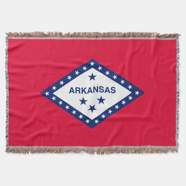 Arkansas Statlig flagga Design Mysfilt (Framsidan)
