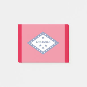 Arkansas Statlig flagga Design Post-it Block