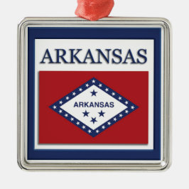 Arkansas Statlig flagga jul Ornament