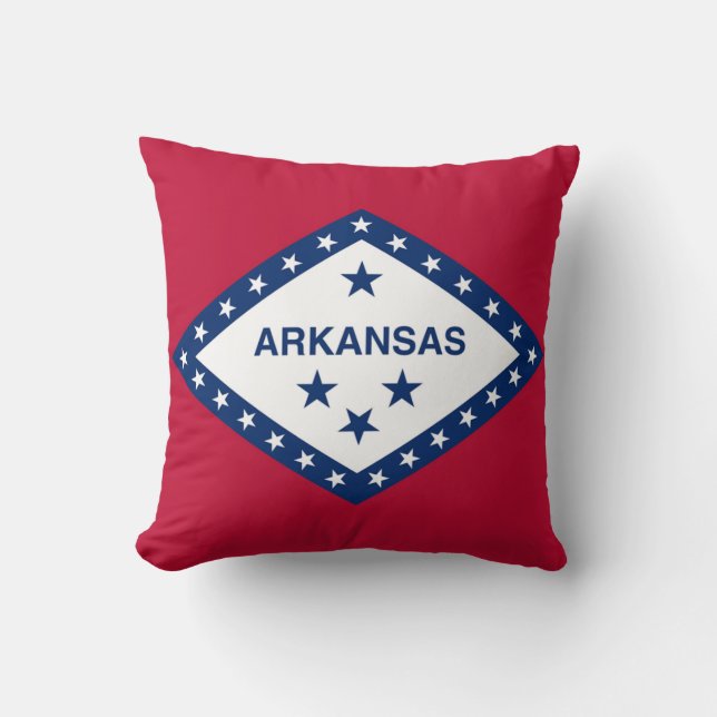 Arkansas Statlig flagga Kudde (Framsida)