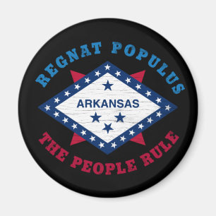 ARKANSAS STATLIG FLAGGA MAGNET