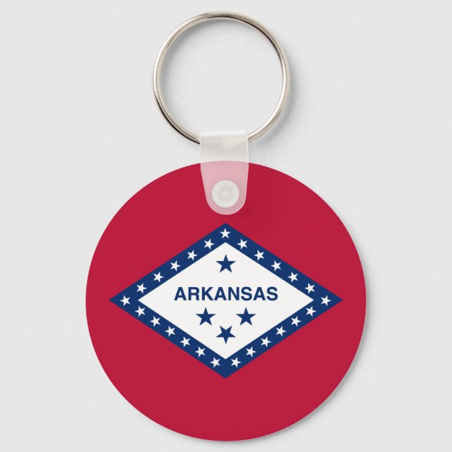 Arkansas Statlig flagga Nyckelring (Framsida)