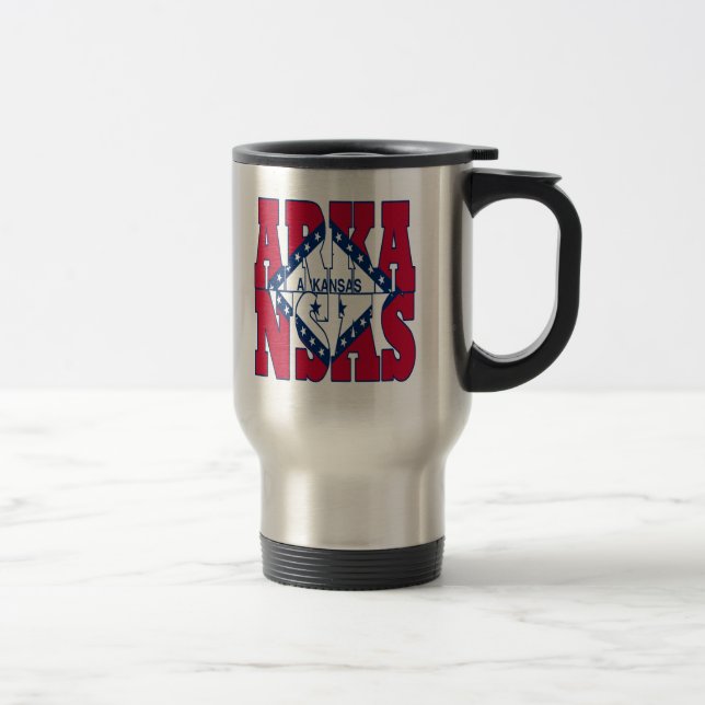 Arkansas statlig flagga resemugg (Höger)