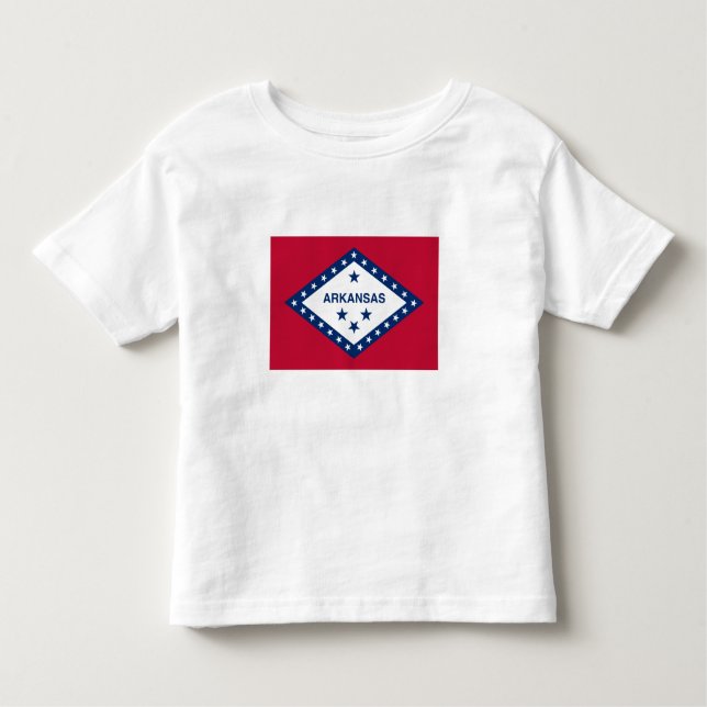 Arkansas Statlig flagga T Shirt (Framsida)