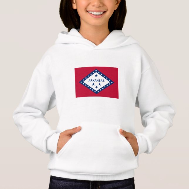 Arkansas Statlig flagga T Shirt (Framsida)