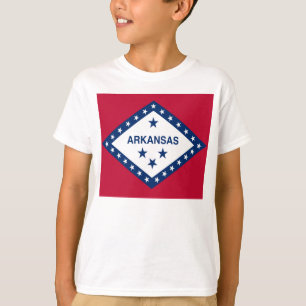 Arkansas Statlig flagga Tee Shirt