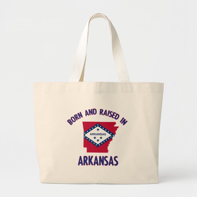 Arkansas statlig flaggadesigner jumbo tygkasse (Framsidan)