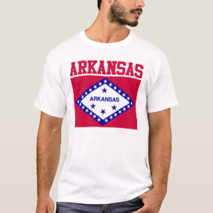 Arkansas statlig flaggaT-tröja T-shirt