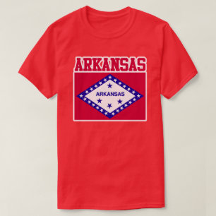 Arkansas statlig flaggaT-tröja Tröja