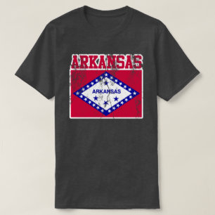 Arkansas statlig flaggaT-tröja Tröja