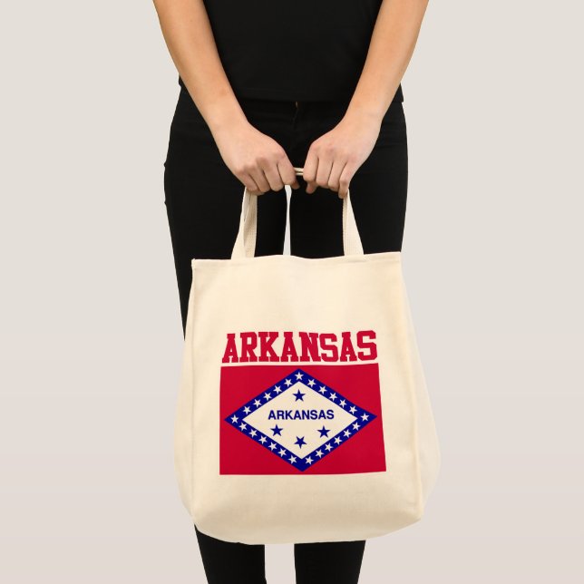 Arkansas statlig flaggatote bags tygkasse (Framsida (produkt))