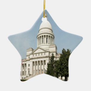 Arkansas statlig huvudstadLittle rock Julgransprydnad Keramik