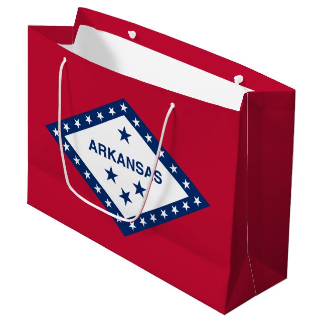Arkansas statsflagga (Framsidan Vinklad)