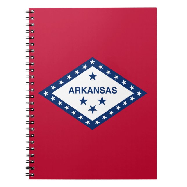 Arkansas statsflagga anteckningsbok (Framsidan)