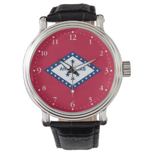Arkansas statsflagga armbandsur