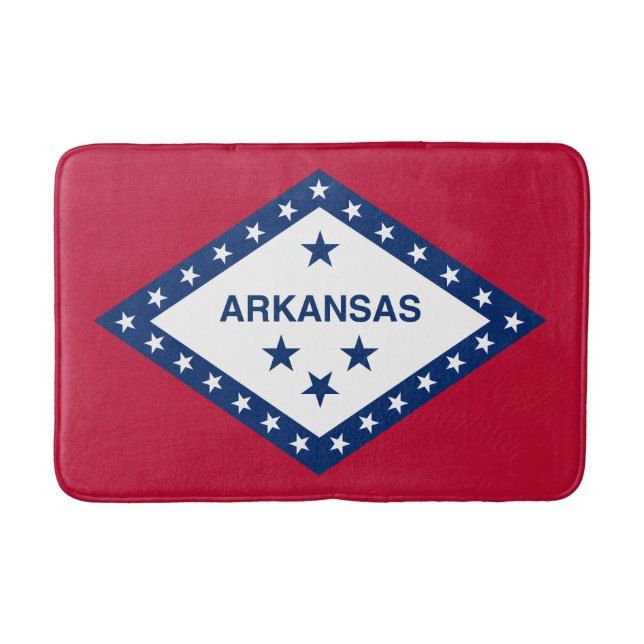 Arkansas statsflagga badrumsmatta (Framsidan)