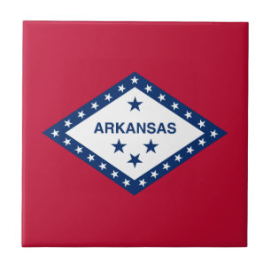 Arkansas statsflagga kakelplatta