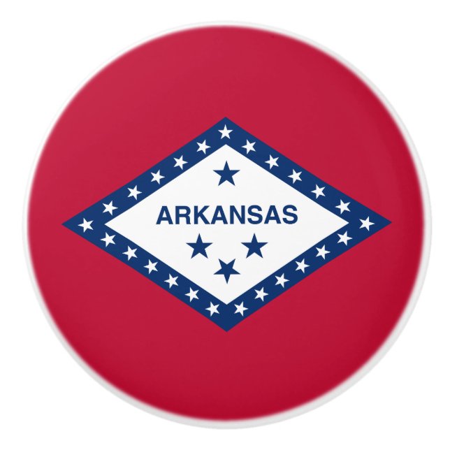 Arkansas statsflagga knopp (Framsidan)