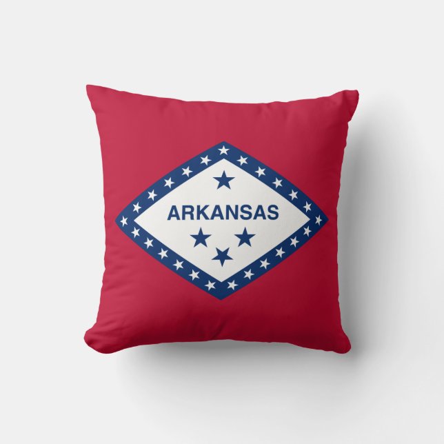Arkansas statsflagga kudde (Framsida)