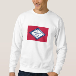 Arkansas statsflagga lång ärmad tröja