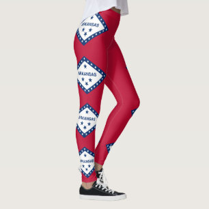 Arkansas statsflagga leggings