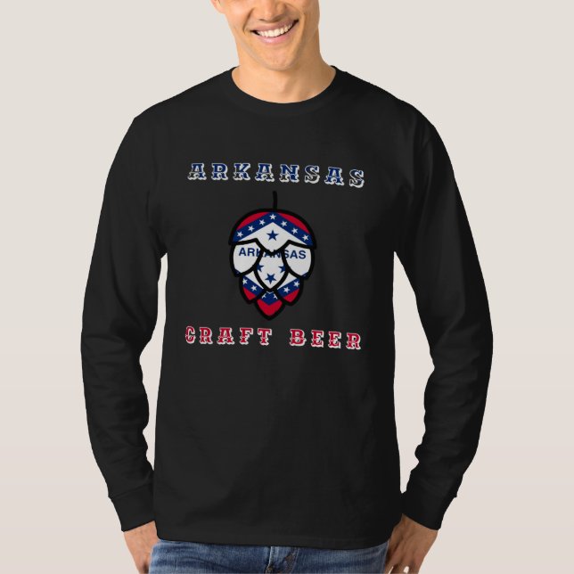 Arkansas statsflagga t shirt (Framsida)