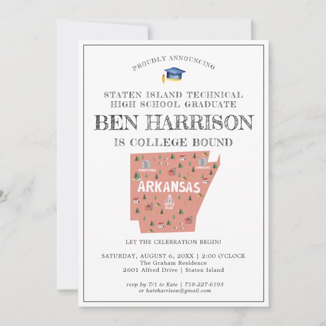 Arkansas | Studentfest för sammanslagning av kolle (Framsida)