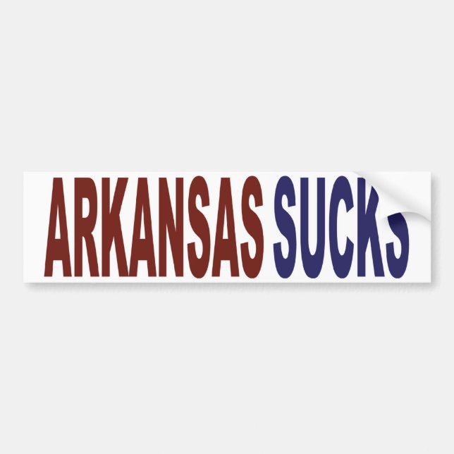 Arkansas suger bildekal (Framsidan)