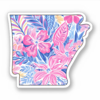 Arkansas - Summer Sticker - Lilly Inspired Klistermärken