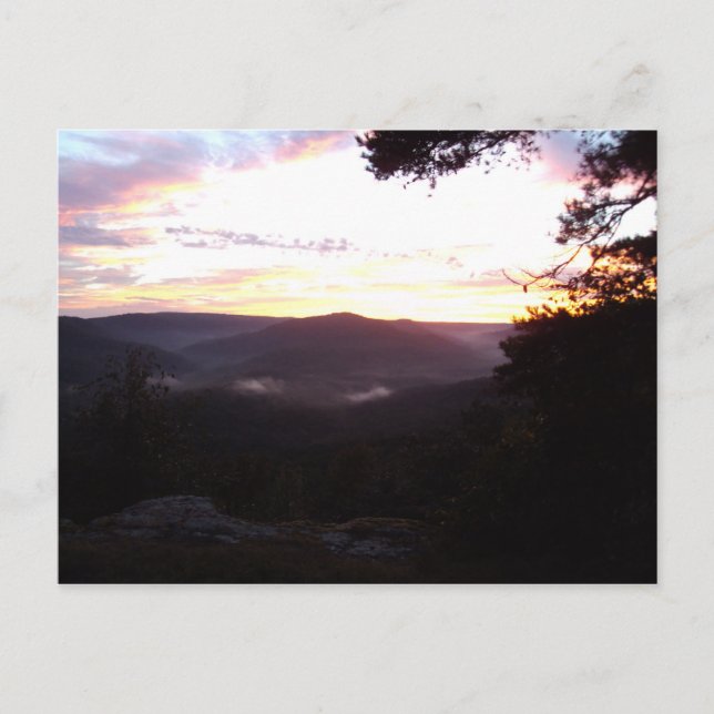 Arkansas Sunset Vykort (Framsida)