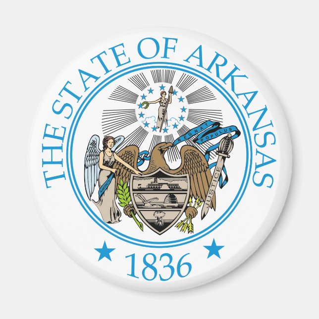 Arkansas-tecken Magnet (Framsidan)