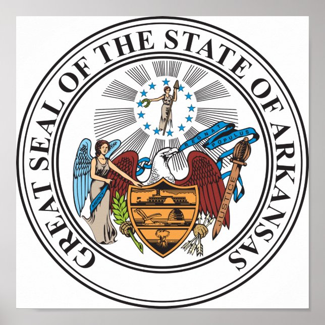 Arkansas-tecken Poster (Framsidan)