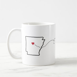 Arkansas till Oregon - Heart2Heart Coffe Mugg