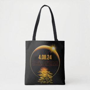 Arkansas Total Solar Eclipse April 8 2024 USA Kart Tygkasse
