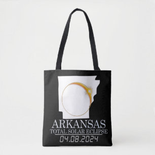 Arkansas Total Solar Eclipse April 8 2024 USA Kart Tygkasse
